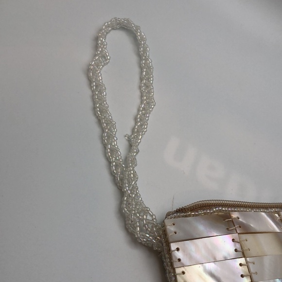 Mad Bags Abalone Sliver Wallet Handmade Shell Purse Zipper Closure. EC - Picture 8 of 11